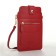 Female bag, cross-bodi, on the magnet, the color is red