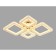 LED LED LED Ambrella Light, Ice, FA1727, 4XLED, 108 W, 8100LUM, 3000-6400K, Gold Color Gold