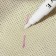 Bilateral fabric marker, 16 cm, self -perishable, ink deleter, purple/white color