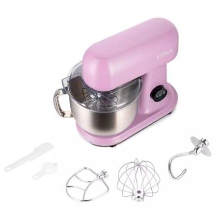 Mixer KitFort KT-3473-3, planetary, 1500 W, 5 l, 8 speeds, pink-5
