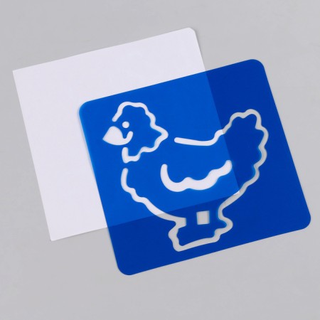 Stencils "Pets" sheet of paper, set of 6 pcs.-7