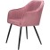 SLAM SLAM Metal/velor, black/pink 53x60x82 cm