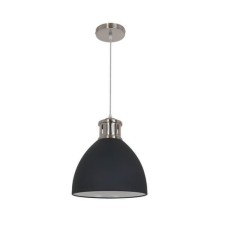 Viola 1x60W E27 Susception, Black, Nickel 30x30 cm
