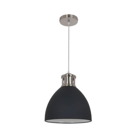 Viola 1x60W E27 Susception, Black, Nickel 30x30 cm