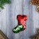 Soft suspension "Boot - festive overflow" 7*9.5 cm, mix