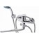 FAUZT FZS-614-116 bathtub mixer, single-leaf, pour 340 mm, watering can, chrome