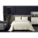 A set with a bedspread "Nadine", size 160x220 cm, 50x70 cm, color milk