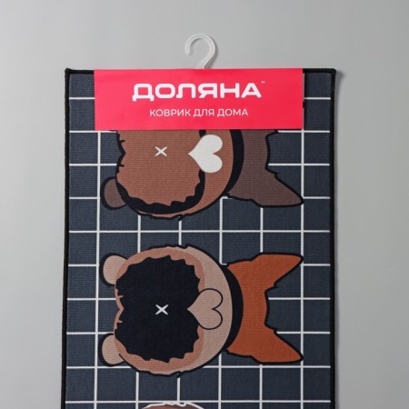 Набор ковриков Доляна «Корги», 2 шт: 40×60, 45×120 см-5
