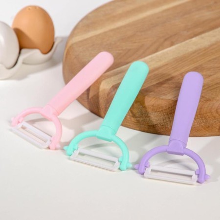 Vegetable cleaning ceramic shade "Italy", 13 cm, color mix-3