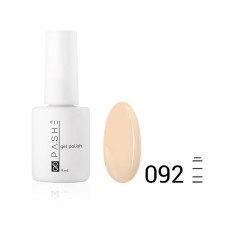 Color gel polish Pashe, No. 092 apricot ice cream, 9 ml