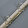 Folder on 4 rings A4, Calligrata, 40 mm, 700 μm, inner pocket, pocket for a spine, gray
