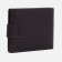 Male purse on a magnet, department for bills, for maps, for coins, dark brown color
