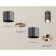 Turning lamp Ambrella Light, XS7403100, MR16 GU5.3 LED 10 watts, black chrome, gold pink
