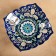 Rishtan ceramics "Patterns", 25 cm, blue