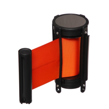 Cassette with exhaust ribbon-180cm orange, height-13cm, width 6.6cm, tape width-80mm-1