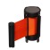 Cassette with exhaust ribbon-180cm orange, height-13cm, width 6.6cm, tape width-80mm