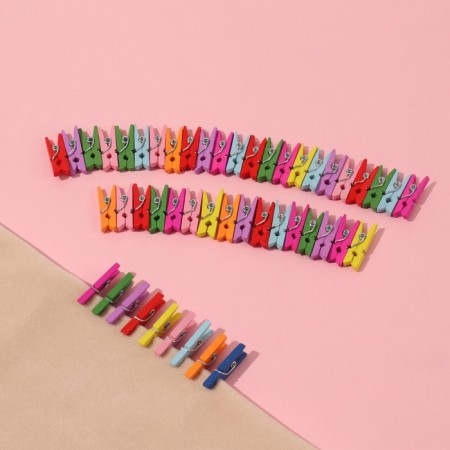 Brongs for sewing, 2.5 × 0.8 × 0.3 cm, 50 pcs, color colorful