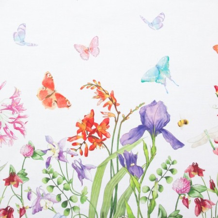 Apron "Ethel" meadow flowers 70x60 cm cm, 100% cotton, sarzha 190 g/m2-4