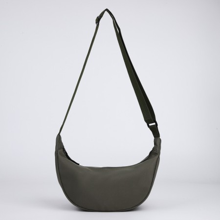 Women's bag from textiles, 30x17x6 cm, green-3