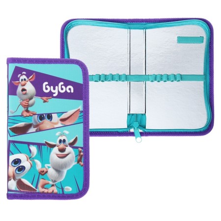 Penal 1 section 115 x 190 mm, Hatber "Buba", laminated cardboard, green/purple npn_43021
