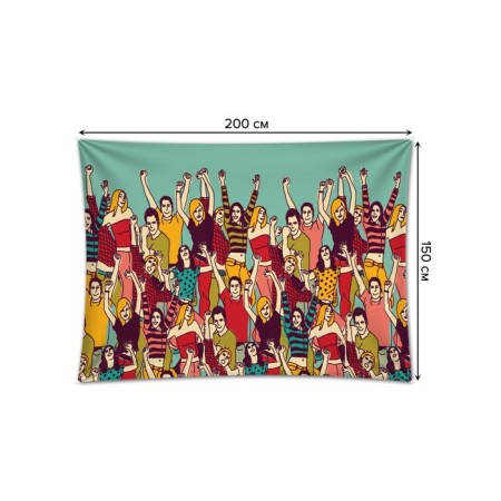Decorative panel with photo printing, size 150x200 cm-1