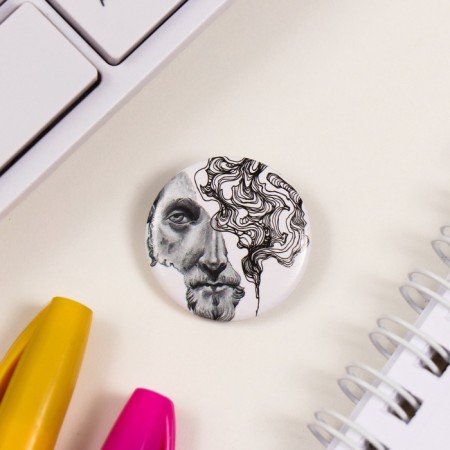 Icons sunset set 3 pcs d = 25 mm "Antiquity and graphics" 7x7 cm-3