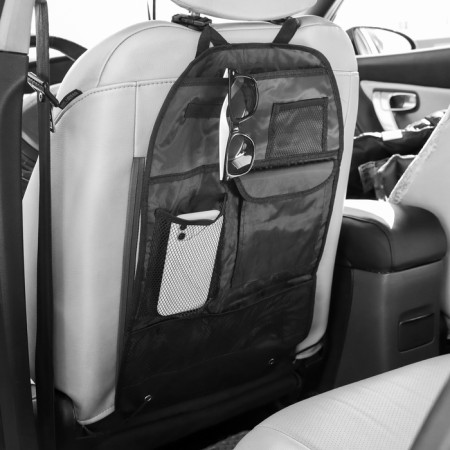 Organizer on the back of the seat 39 x 60 cm, black-5