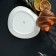 Porcelain dish for feeding Magistro "Cerera", 18 × 15.6 cm, color orange color