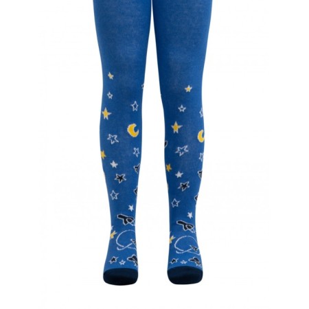 Pantyhose children, height 104-110 cm., Blue color