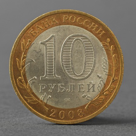 Coin "10 rubles 2008 DGR Vladimir SPMD"-1