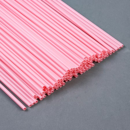 A tube for balls and flags, d = 5 mm, pink color, set 100 pcs.-3
