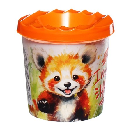 Small non -member of a single 210ml Calligrata "Cat Bear", with a pattern-4