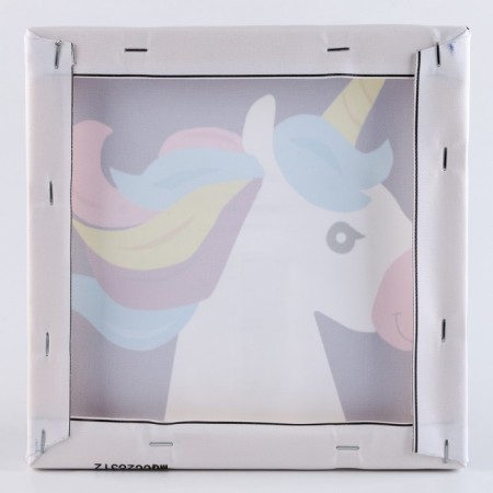 Application with pompom "Unicorn" size - 20 × 20 cm, glue 30 ml-6