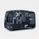Cosmetic bag with lightning, black color