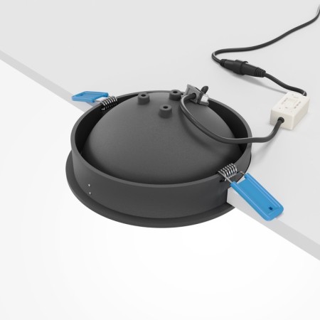 The built-in lamp Technical DL060-9W3-4-4-6K-B, LED, 9 W, 120x120x45 mm, 710 lm, black-6