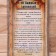 Souvenir scroll "Ten bath commandments"