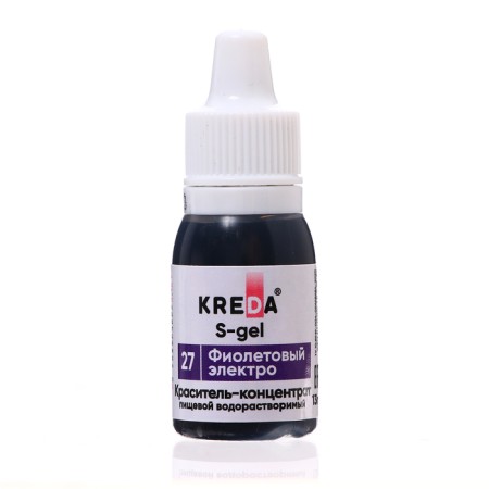 S-Gel food dye, universal "purple electr" 10 ml