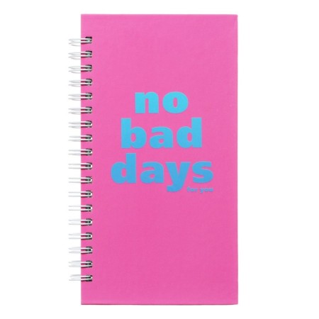 Note book of 96 A6 sheets on the crest of Meshu "No Bad Days", a solid cover, matte lamination, selective UV-clock