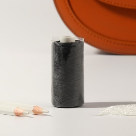 The threads are waxed, flat, 150d/16, 0.8 mm, 50 ± 2 m, black color-4