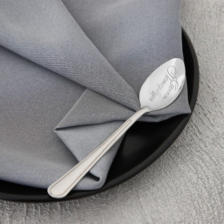 Spoon souvenir with engraving "St. Petersburg", metal, 3 x 14 cm-1