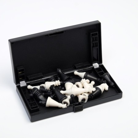 Magnetic chess, 13 x 13 cm, black and white-5