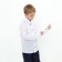 Shirt for a boy, white color, height 152 cm