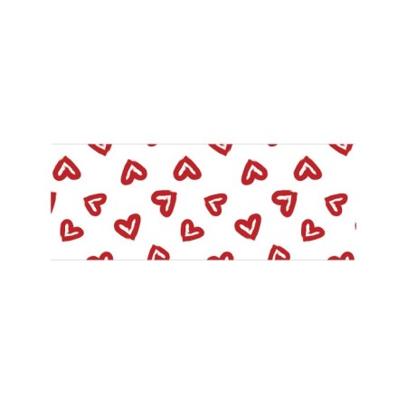 Basket for toys "Drawn hearts, size 35x35 cm-1
