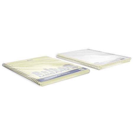 A4 notebook, 80 sheets in a cage on a spiral Erichkrause "Megapolis Yellow Concept", cover coated cardboard, yellow internal unit-8