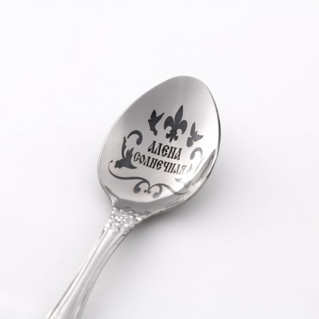 Spoon is nominal, tea, with an engraving "Alena", h = 14-2