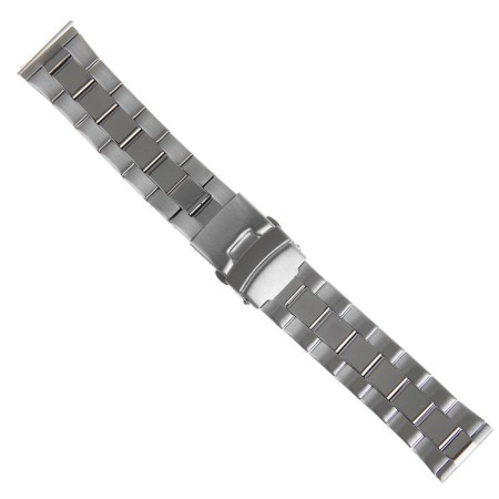 Solomon watch strap, 22 mm, metal, L-18 cm, silver