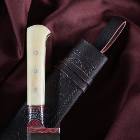 Pchak Sharkhon, bone handle (Erma), Garda with an engraving-10