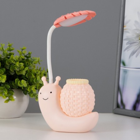 Table lamp "Snail" Led 2 W USB AKB MIX 5x10.5x28 cm Risalux-2