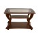Journal table "Maestro", with glass SZH-02, 900 × 600 × 560 mm, color nut color