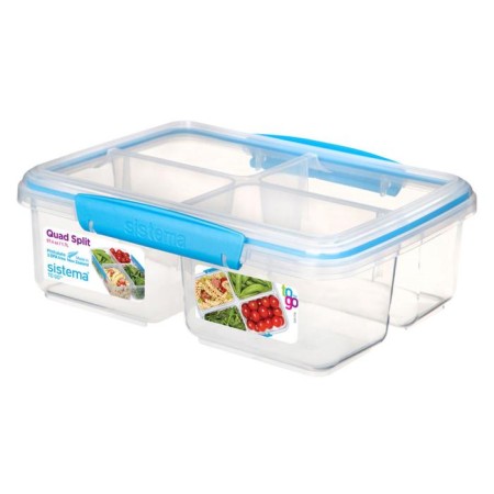 Container rectangular four -section, 1.74 liters-1